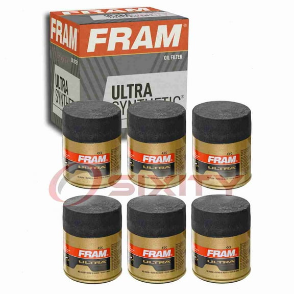 6 pc FRAM XG7317 Ultra Engine Oil Filters for 46986 6986BP B23142M CB33 Oil Change Lubricant Filters Fits select: 2002-2023 HONDA CR-V, 2001-2023 HONDA CIVIC