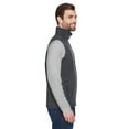 thumbnail image 3 of CORE365 CE701 Men's Cruise Two-Layer Fleece Bonded Soft Shell Vest-Carbon-L, 3 of 3