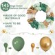 thumbnail image 4 of Baby Shower Decorations Amandir, 143 unidades, globos de color verde salvia, 4 of 7