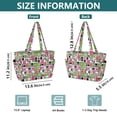 thumbnail image 4 of FORMRS Tote Bag for Women Quilted Large Capacity Travel Work Carry On Shoulder Handbag, Abstract Geometric, 4 of 7