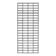 STG28-C 2 x 8 ft. Slat Grid Panels, Chrome