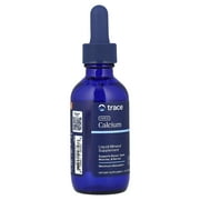 Trace Minerals Ionic Calcium - Liquid Ionic Calcium for Strong Bones - Healthy Nerves, Teeth & Muscle Function - Mineral Supplement - Vegan & Gluten-Free - 2 fl oz (48 Servings)