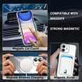 thumbnail image 3 of Dteck Magnetic Clear for iPhone 11 Case with Exlusive Build-in Camera Cover, Compatible with MagSafe for Women Girls Phone Case 6.1 Inch,Silver, 3 of 4