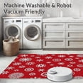 thumbnail image 5 of ODIKA 2'x3' Machine Washable Non-Slip Area Rug, Holiday Celebration Jolly Seasonal Decorative Festive Ornamental High Traffic Rug with Pad, Red, 606702, 5 of 8