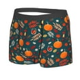 thumbnail image 2 of Bingfone Autumn with Pumpkins Men's Underwear - Casual Stretch Boxer Briefs-Large, 2 of 9