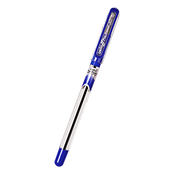 Stylo-bille rétractable ÉPAIS BIC GLIDETM/MC, Pointe épaisse (1,6 mm),  Bleu, Idéal pour une utilisation quotidienne, 4 unités Paquet de 4 