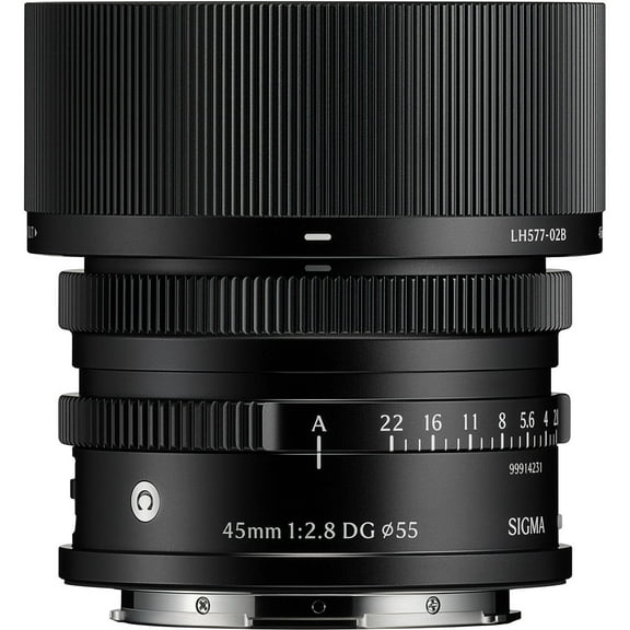 Sigma 45mm f/2.8 DG Contemporary Lens for L Mount, Black