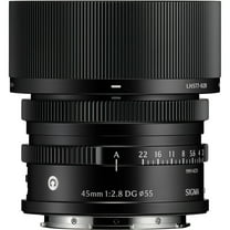 Sigma 45mm f/2.8 DG Contemporary Lens for L Mount, Black