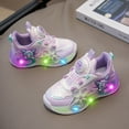 thumbnail image 5 of Kids LED Light Up Sneakers Girls Running Shoes Lightweight Sport Outdoor Walking Shoes for Girls Christmas Birthday Children Show Gift (Toddler/Little Kid/Big Kid) ﻿, 5 of 14