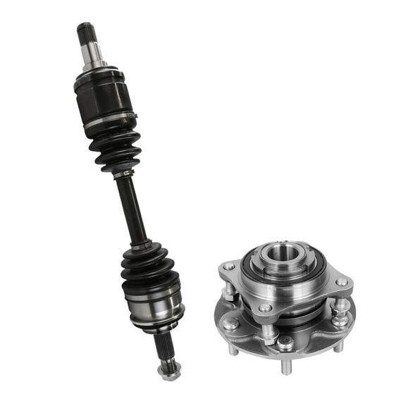 AutoShack Front Left or Right CV Axle Shaft Wheel Hub Bearing Assembly Replacement for 2016-2020 Toyota Tacoma RWD Driver or Passenger Side 6-Lug 6 HUB010200319