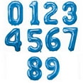 thumbnail image 1 of Amscan Supershape Blue Number Balloons, 1 of 1