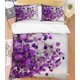 thumbnail image 2 of 3D púrpura lavanda floral funda de edredón juego de ropa de cama funda nórdica fundas de almohada, 2 of 3
