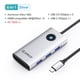 thumbnail image 3 of Divisor de base de expansión PD100W Adaptador de concentrador USB para computadora portátil (PW11-6P-SV), 3 of 6