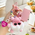 thumbnail image 5 of Plush Keychain under $5! Yannianjz Plush Keychain Toy, Cute Animal Keychain for Backpack Purse, Soft Stuffed Key Ring for Kids Adults, Mini Plushie Keychain for Gift Giving, 5 of 7