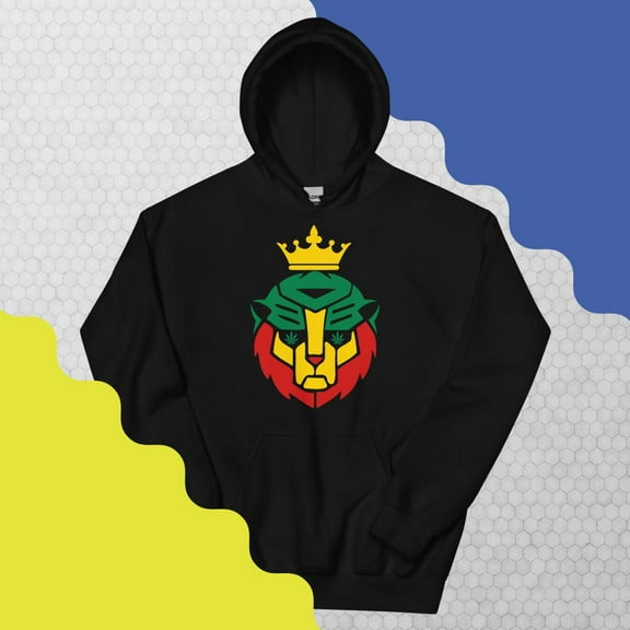 Jah-Lion- Hoodie (Black, S)