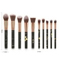 thumbnail image 2 of ELAYARD 10Pcs Cosmetics Brush Set Premium Makeup Brushes Assorted Color Safe for Washing and Cleaning, 2 of 4