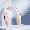 thumbnail image 4 of Fiudx Liquidación de ofertas flash Ventilador colgante portátil Manos Ventilador sin aspas Operado Ventilador personal portátil Diseño de auriculares recargable sin hojas Ventilador de cuello colgant, 4 of 6
