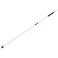 Blind Cane Folding Aluminum Reflective Marking with Hand Strap White