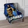thumbnail image 3 of Aquaman Deep Waters Woven Tapestry Throw Blanket, 3 of 5