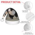 thumbnail image 4 of Honeii Cartoon Pandas Basketball Print Hat Santa Claus Hat For Xmas Party, Christmas Caps For Boys Girls Child,Christmas Beanie, 4 of 6