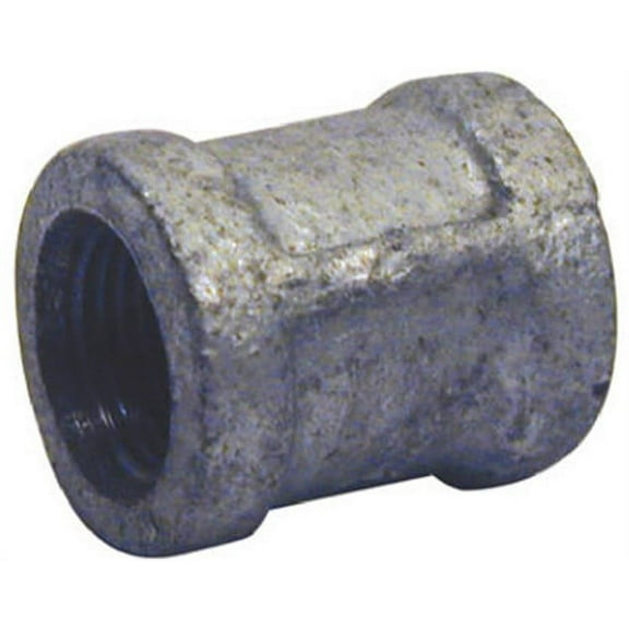 STZ Industries 3/8 in. FIP each X 3/8 in. D FIP Galvanized Malleable Iron Coupling