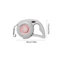thumbnail image 3 of Tuvgenk Retractable Dog Leash Pink, 10ft Nylon Tape for Small Medium Dogs, One Hand Brake Control with Shock Absorbing Strap for Walking Training, 3 of 6