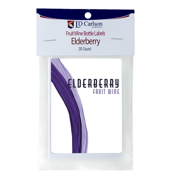 Elderberry Fruit wine Labels 30/Pack Fruit Labels Collection