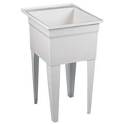 Fiat Products Laundry Tub,24"x20"x33.75",White FL7100
