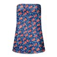 thumbnail image 4 of Mepaouo Tube Tops for Women Off Shoulder Strapless Tank Top American Flag Summer Vacation Bandeau Tunic, 4 of 5