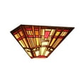 thumbnail image 1 of Chloe Lighting CH33292MS12-WS1 Hopkins, Tiffany-Style Mission 1-Light Wall Sconce, 12-Inch Wide, Multi-Colored, 1 of 1