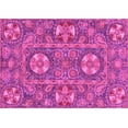 thumbnail image 1 of Ahgly Company Indoor Rectangle Abstract Pink Modern Area Rugs, 8' x 10', 1 of 4