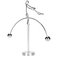 thumbnail image 4 of Swinging Balls, Educational Desk Decompressive Toy Durable Exquisite Craft Balancing Toy Stainless Steel  For Teens For Child 011 Double Man Model, 4 of 8