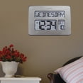 thumbnail image 6 of La Crosse Technology Backlight Atomic Full Calendar Clock with Extra Large Digits, Silver, C86279, 6 of 6