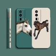 thumbnail image 5 of Case For Redmi K60E K50 K40S K40 K30 K20 10C 9 8A 8 10 Pro 4G 5G Colour Simple Liquid silicone Case Galloping Horses, 5 of 5
