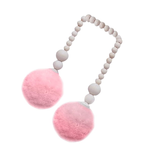 1x de Madera de Bricoje Lvero Bolsa para Eboración de Decoración rosa Baoblaze Colgante