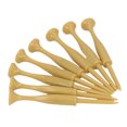 thumbnail image 1 of T-shirt de Balle, Ensemble de T-Shirts de Balle Couleur Bois Forme de Batte de Baseball Plastique Élégant pour Parcours, 1 of 7