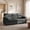 Dark Grey, variant on CKEASEAN 81" Moedrn 3-Seater Upholstered Sofa Couches, Oversized Textured Fabric Cloud Couch with Wide/Thick Armrest & Back, Comfy Deep Seat Sofa with Wood Frame, Easy Clean for Living Room, Bedroom