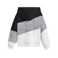 thumbnail image 4 of LIBRCLO Kids Hoodies with Pocket Color Block Crew Neck Pullover Long Sleeve Casual Hooded Sweatshirt for Girls and Boys, 4 of 4