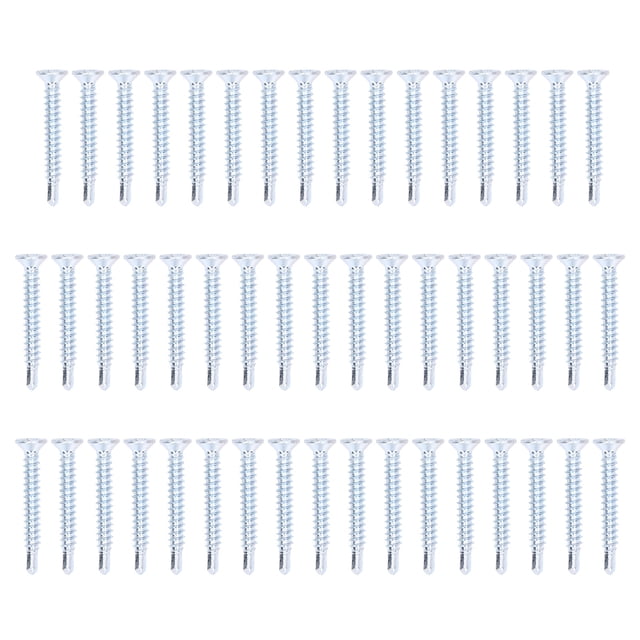 Mgaxyff Vis Auto-Perçantes, Vis de Forage Croisées 4.2x32mm pour Fixation Industrielle pour Réparation de Meubles de Maison