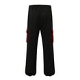 thumbnail image 4 of Mens Cargo Pants Baggy Jogging Pants with Pockets Essentials Sweatpants, 4 of 4