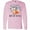 AD-Pink, variant on Inktastic Let It Snow Cute Orange Fox in Hat and Scarf Long Sleeve T-Shirt