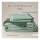 thumbnail image 3 of Edredón Ligero Real Textil + 2 Fundas de Almohada, Juego de Colcha Matrimonial, Color Verde/Verde Oscuro, 3 of 9