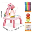 thumbnail image 5 of TDOOY Drawing Projector Table for Kids, Trace and Draw, Drawing Board Giraffe with Light & Music, Child Smart Projector Sketcher Erasable Doodle Board Educational Toys for 3+ Girls Boys Toddlers, 5 of 9