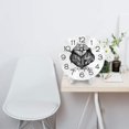 thumbnail image 3 of Reloj de pared con diseño de búho, silencioso, de 10 pulgadas, estilo rústico retro, decorativo para sala de estar, cocina, hogar, baño y dormitorio, 3 of 7