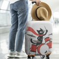 thumbnail image 2 of Stretch Luggage Cover XL(29-32in)– Elastic Travel Suitcase Protector with Handle Openings & Bottom Closure, Washable Polyester Spandex Cover for 18"-32" Suitcases, S/M/L/XL Size, 2 of 6