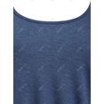 thumbnail image 4 of Camiseta Asimétrica Volantes Tamaño Plus Rosegal  Mangas largas de talla grande, 4 of 5