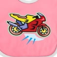thumbnail image 4 of Inktastic Crotch Rocket Motorcycle Boys or Girls Baby Bib, 4 of 4
