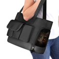 thumbnail image 1 of Transportín para mascotas Johomviin, plegable, impermeable, de piel sintética, 1 of 6