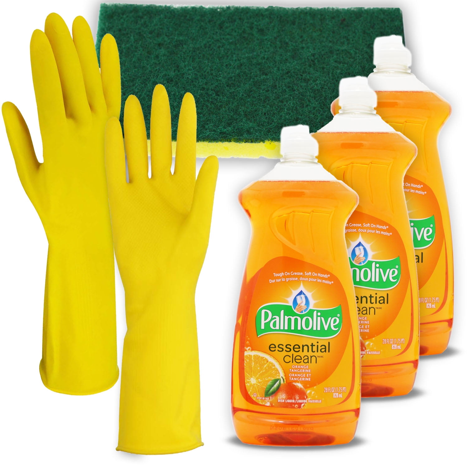 Palmolive Dishwashing Liquid Kit (3 PK) Palmolive Orange Scent Dish
