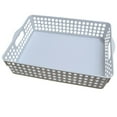 thumbnail image 4 of YBM Home Plastic Paper Organizer Basket Tray for Office Desk, Perforated Storage Basket, ba742-6, 4 of 4
